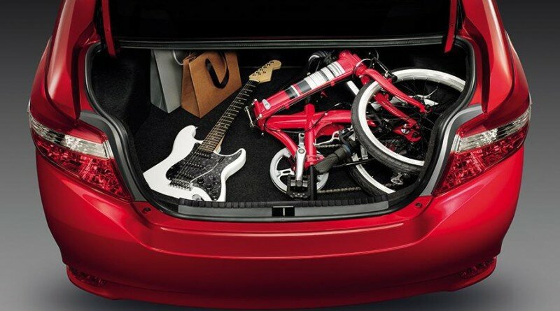 toyota vios boot space