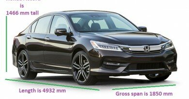 Honda Accord Dimensions